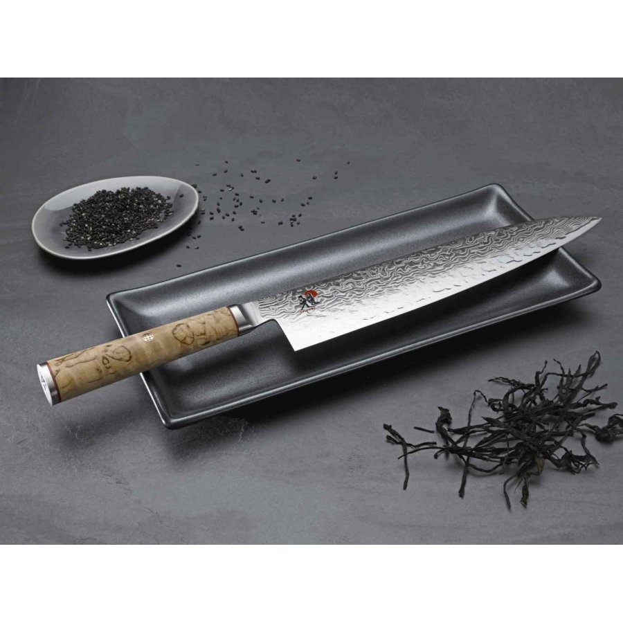 MIYABI 5000 MCD Gyutoh Messer 24 cm, Birk