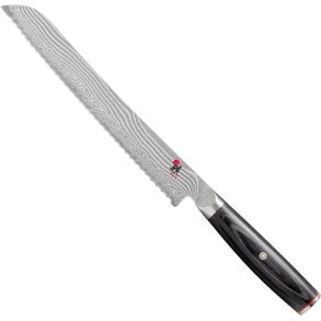 MIYABI 5000 FC-D Brotmesser 24 cm, Pakka-Baum
