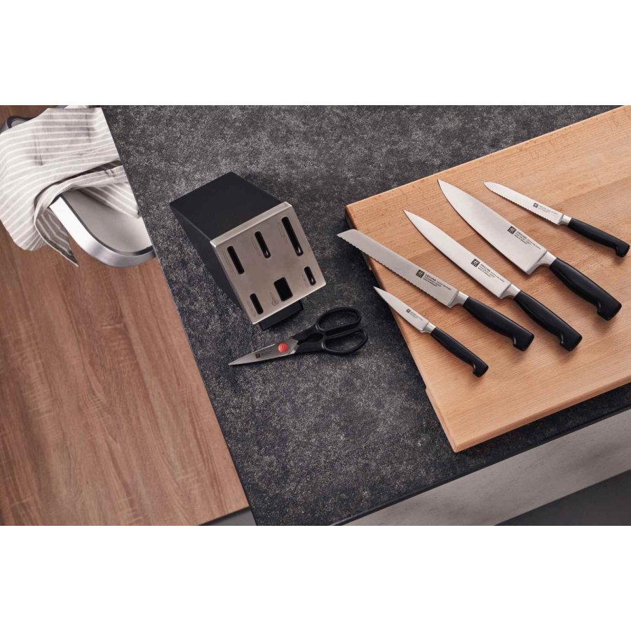 Zwilling FOUR STAR Selbstschrfender Messerblock 7-teilig