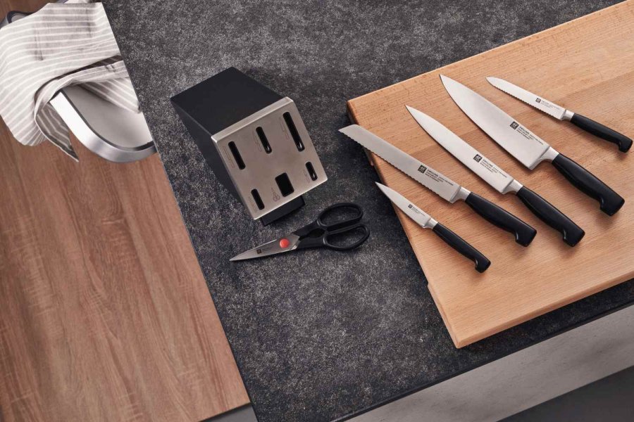 Zwilling FOUR STAR Selbstschrfender Messerblock 7-teilig