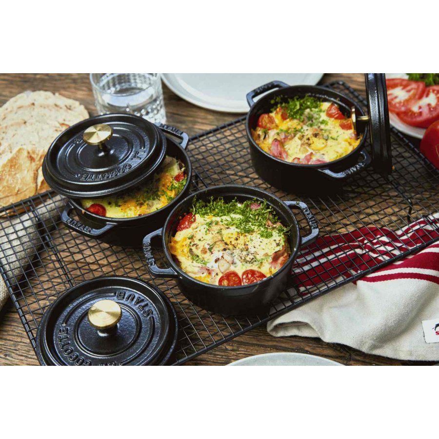 Staub La Cocotte Mini Cocotte 10 cm/0,25 L, Sort