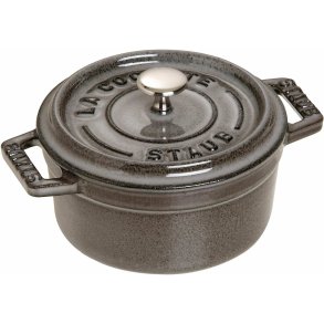 Staub La Cocotte Mini-Cocotte 10 cm/0,25 L, Graphitgrau