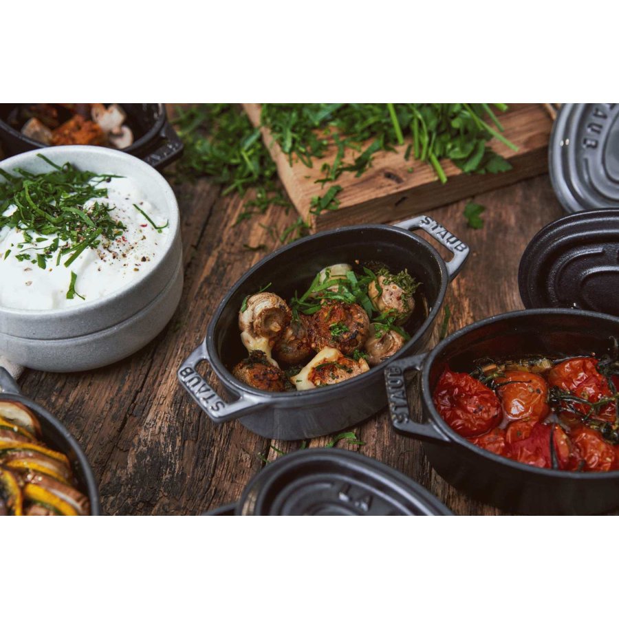 Staub La Cocotte Mini-Cocotte 11 cm/0,25 L, Graphitgrau