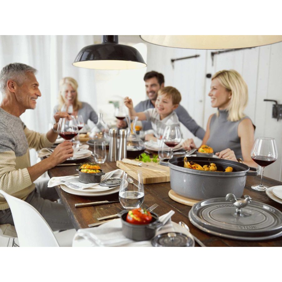 Staub La Cocotte Cocotte 27 cm/3,25 L, Graphitgrau