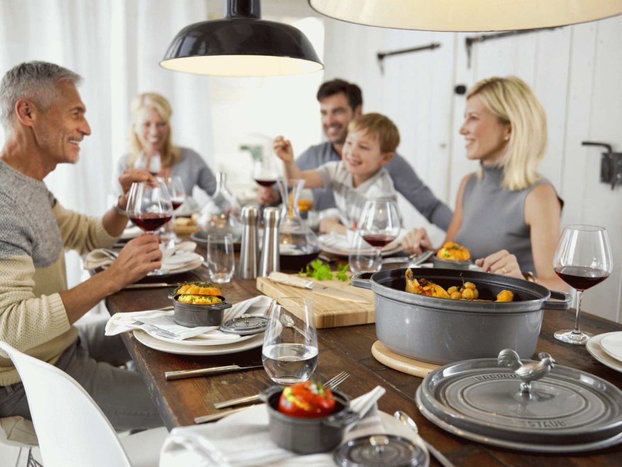 Staub La Cocotte Cocotte 27 cm/3,25 L, Graphitgrau