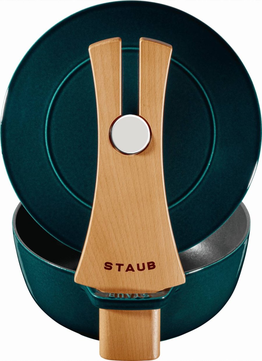 Staub Holzdeckelhalter 34 cm, Buche