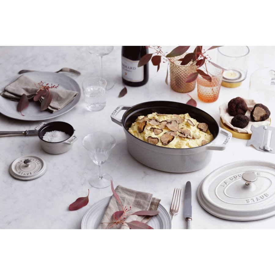 Staub La Cocotte Cocotte 33 cm/6,75 L, White Truffle