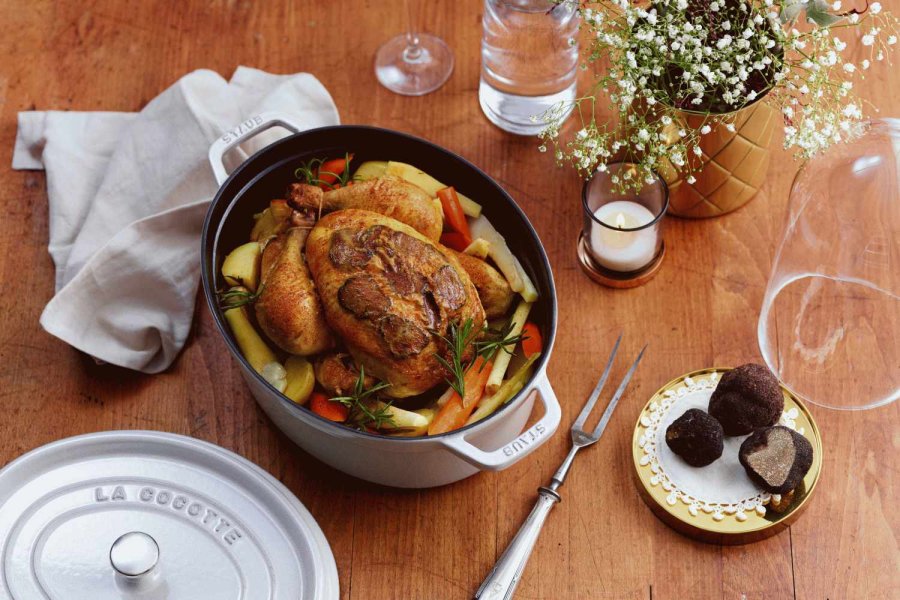 Staub La Cocotte Cocotte 33 cm/6,75 L, White Truffle