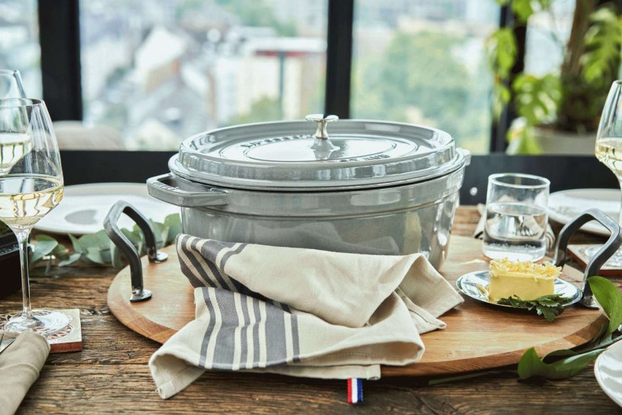 Staub La Cocotte Cocotte 37 cm/8 L, Graphitgrau