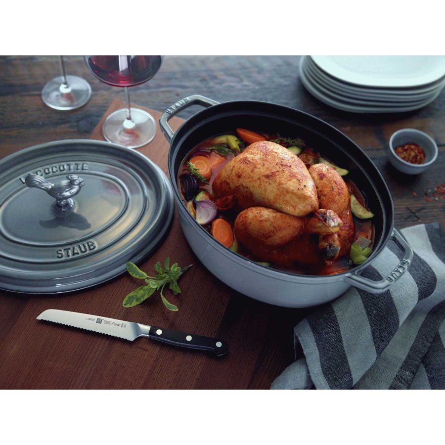 Staub La Cocotte Cocotte 37 cm/8 L, Graphitgrau
