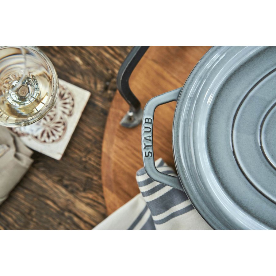 Staub La Cocotte Cocotte 37 cm/8 L, Graphitgrau