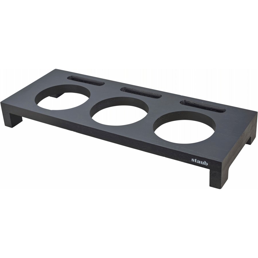 Staub Halter fr 3 Mini-Cocotten, Faserplatten