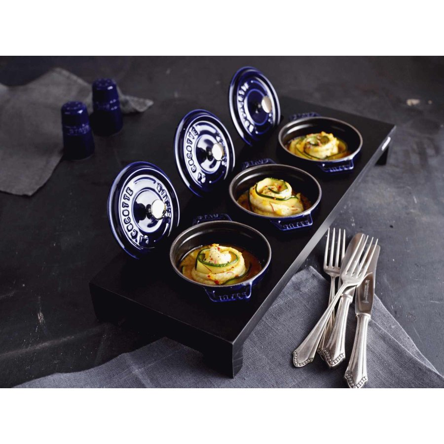 Staub Halter fr 3 Mini-Cocotten, Faserplatten