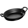 Staub Ovnfast Fad 21 cm, Sort