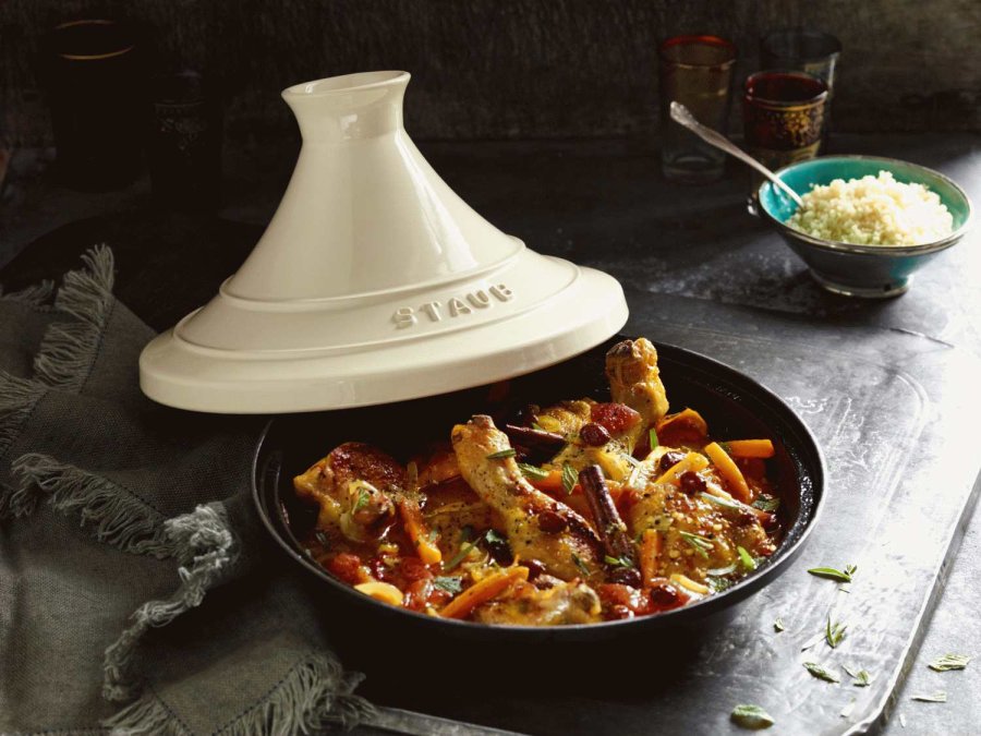 Staub Tajine 20 cm, Creme