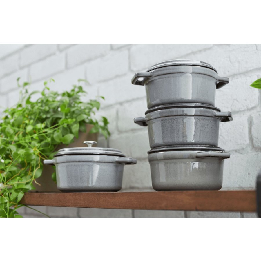 Staub La Cocotte Cocotte 16 cm/1,25 L, Graphitgrau