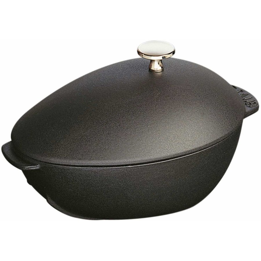 Staub Muscheltopf 25 cm, Schwarz