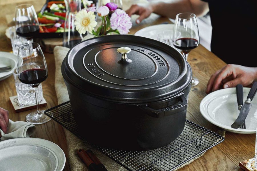 Staub La Cocotte Cocotte 41 cm/12 L, Sort