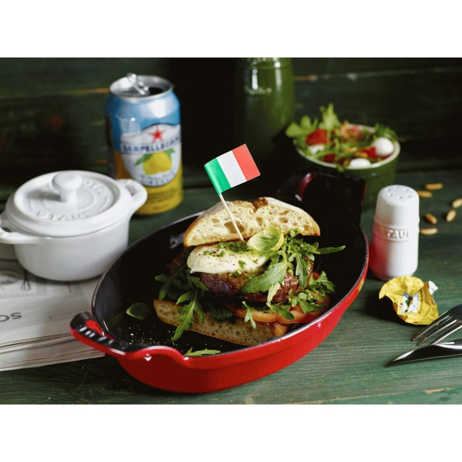 Staub Auflaufform 24 cm, Kirschrot