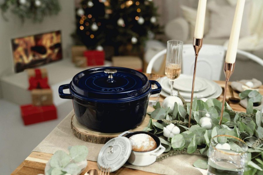Staub La Cocotte Cocotte 22 cm/2,5 L, Dunkelblau