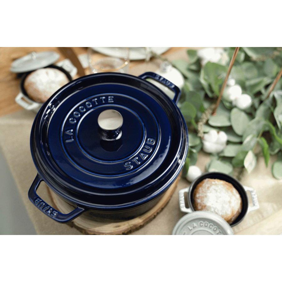 Staub La Cocotte Cocotte 22 cm/2,5 L, Dunkelblau