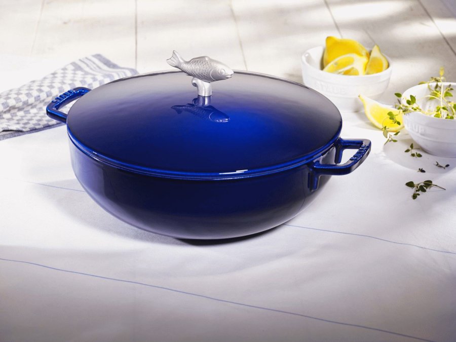 Staub Bouillabaisse-Topf 28 cm, Dunkelblau