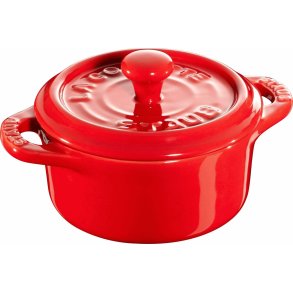Staub Ceramique Mini-Cocotte 10 cm/0,25 L, Kirschrot