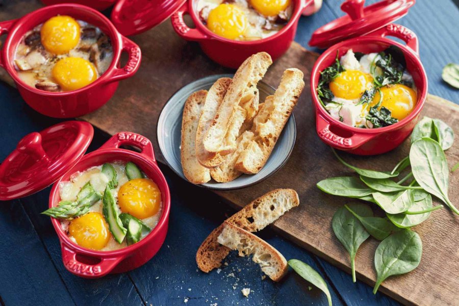 Staub Ceramique Mini-Cocotte 10 cm/0,25 L, Kirschrot