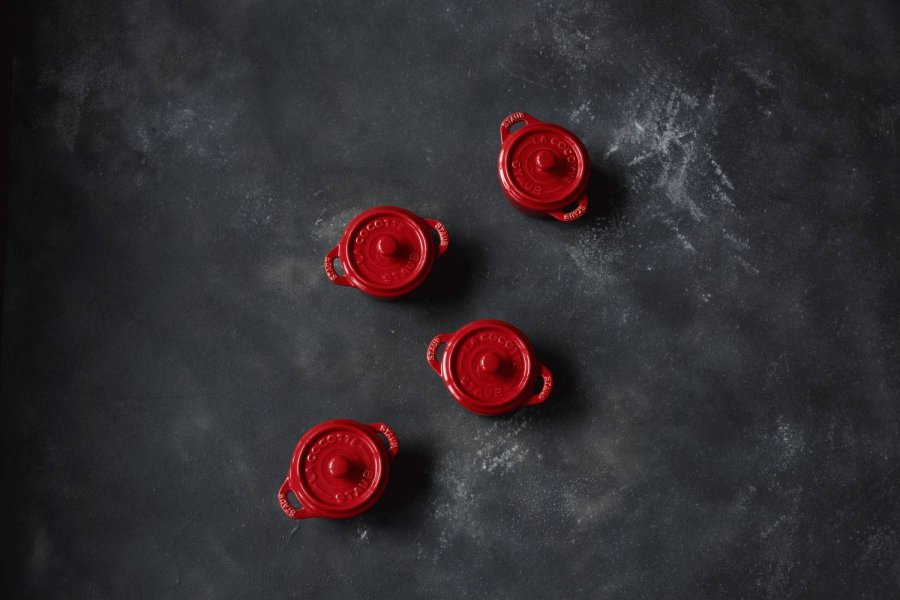 Staub Ceramique Mini-Cocotte 10 cm/0,25 L, Kirschrot