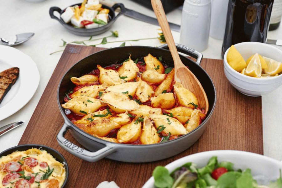 Staub Paellapfanne 34 cm, Graphitgrau