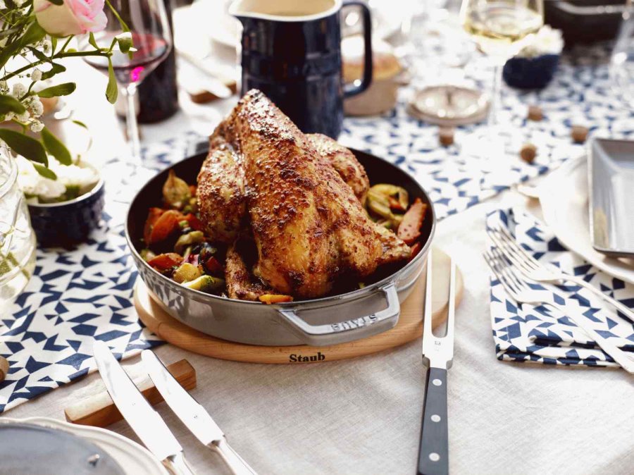 Staub Paellapfanne 34 cm, Graphitgrau