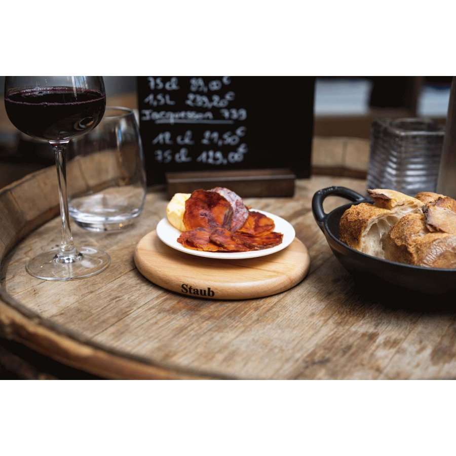 Staub Magnetischer Untersetzer 16 cm, Buche