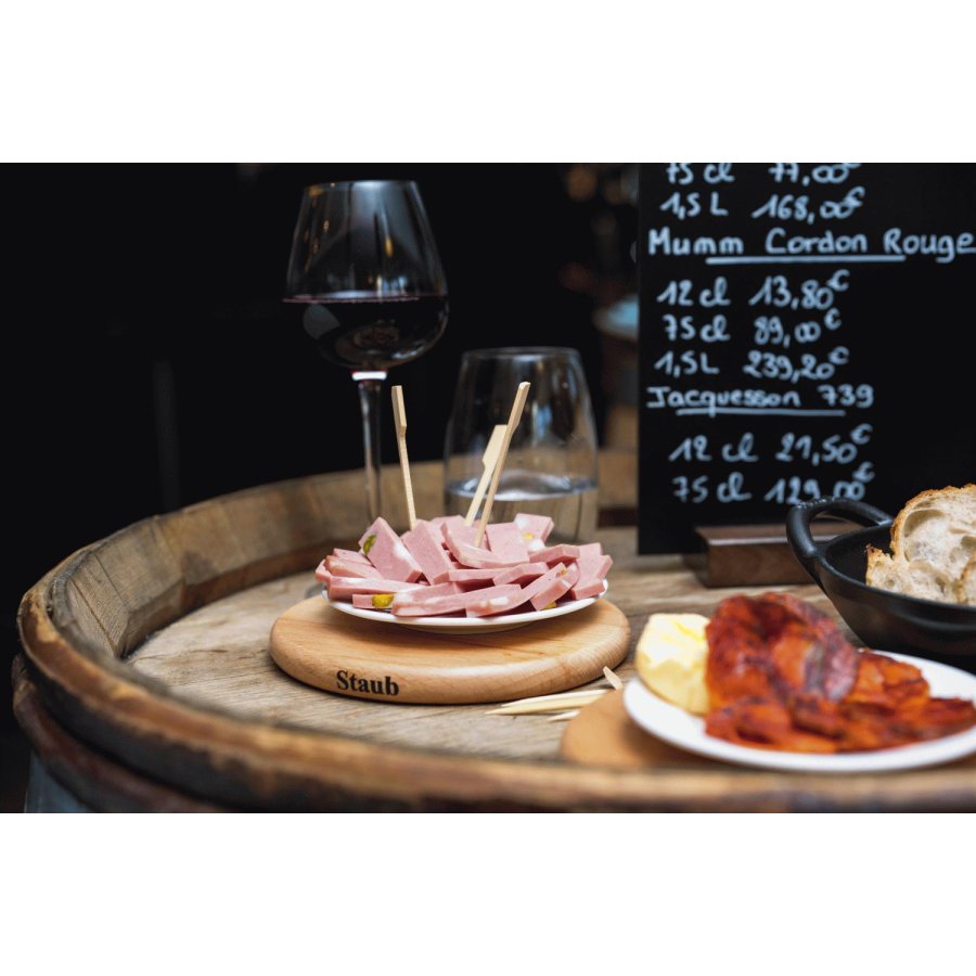 Staub Magnetischer Untersetzer 16 cm, Buche