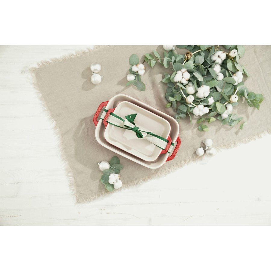 Staub Ceramique Auflaufform 11x14 cm, Kirschrot