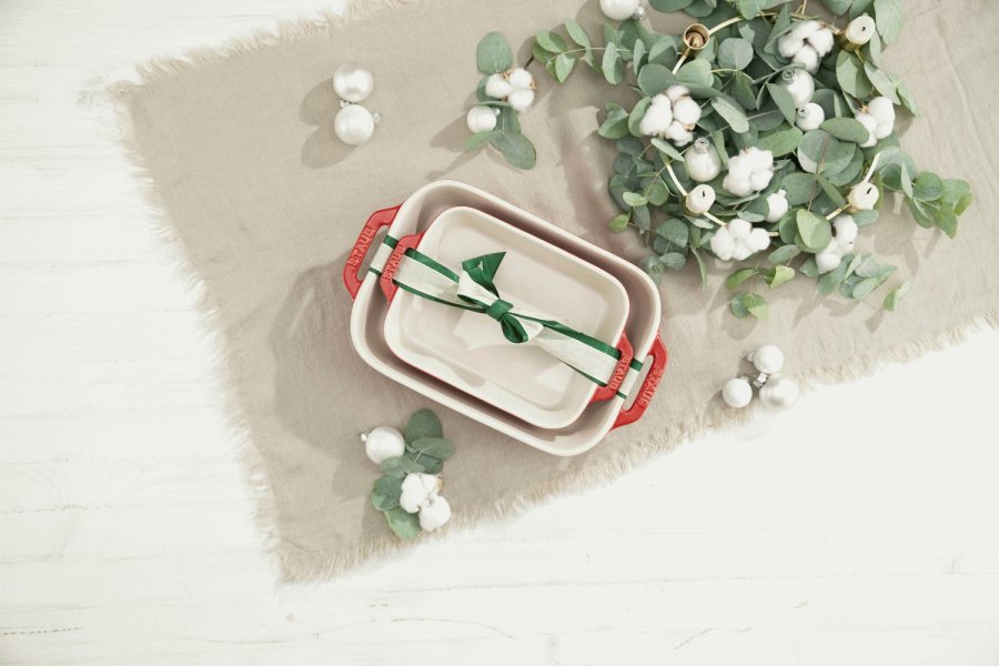 Staub Ceramique Auflaufform 11x14 cm, Kirschrot