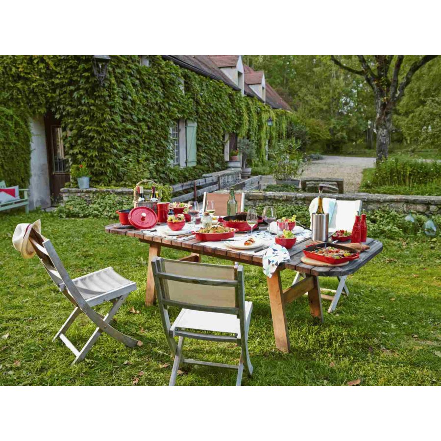 Staub Ceramique Auflaufform 11x14 cm, Kirschrot