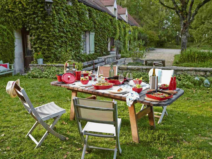 Staub Ceramique Auflaufform 11x14 cm, Kirschrot