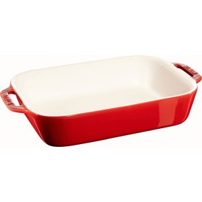 Staub Ceramique Auflaufform 24x34 cm, Kirschrot