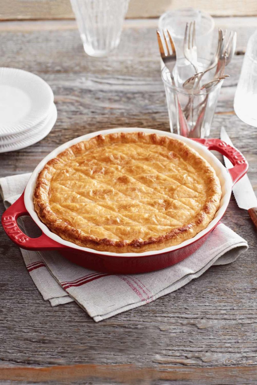 Staub Ceramique Tarteform 24 cm, Kirschrot