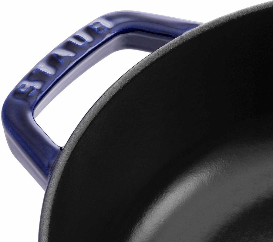 Staub Braisers Chistera Schmorpfanne 28 cm, Dunkelblau