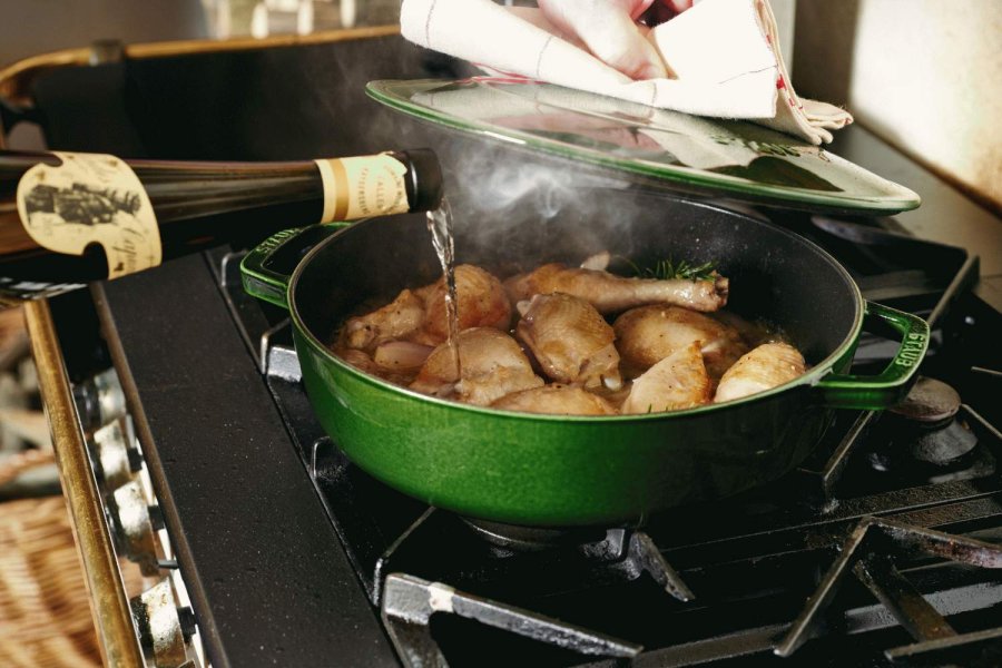 Staub Braisers Chistera Schmorpfanne 28 cm, Basilikum