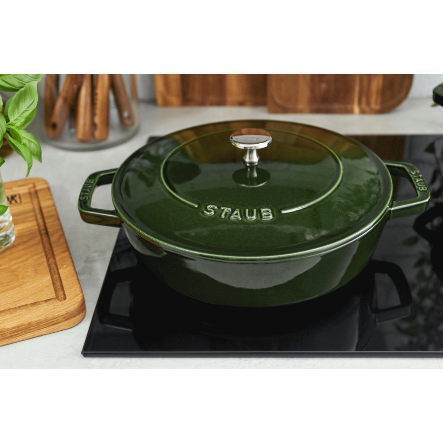 Staub Braisers Chistera Schmorpfanne 24 cm, Basilikum