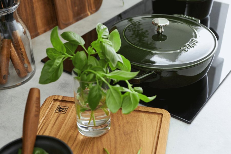 Staub Braisers Chistera Schmorpfanne 24 cm, Basilikum