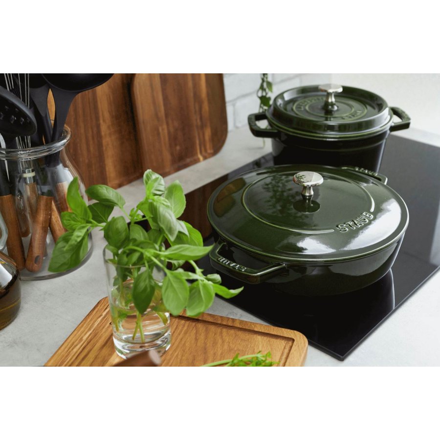 Staub Braisers Chistera Schmorpfanne 24 cm, Basilikum