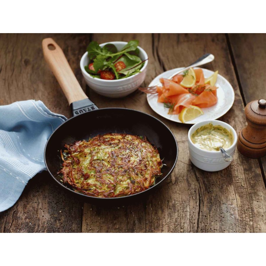Staub Bratpfanne mit Holzgriff 20 cm