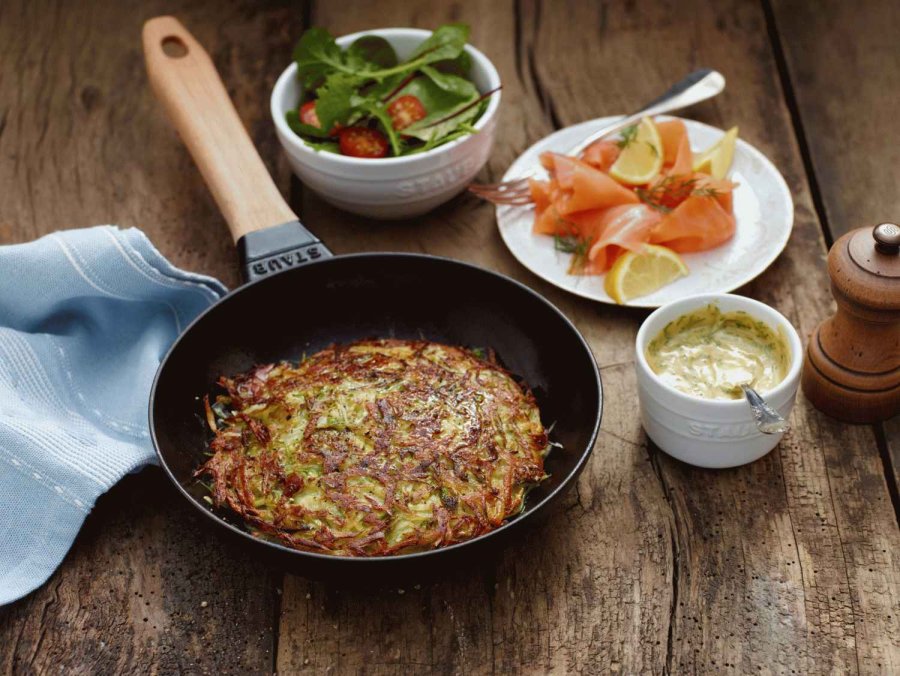 Staub Bratpfanne mit Holzgriff 20 cm