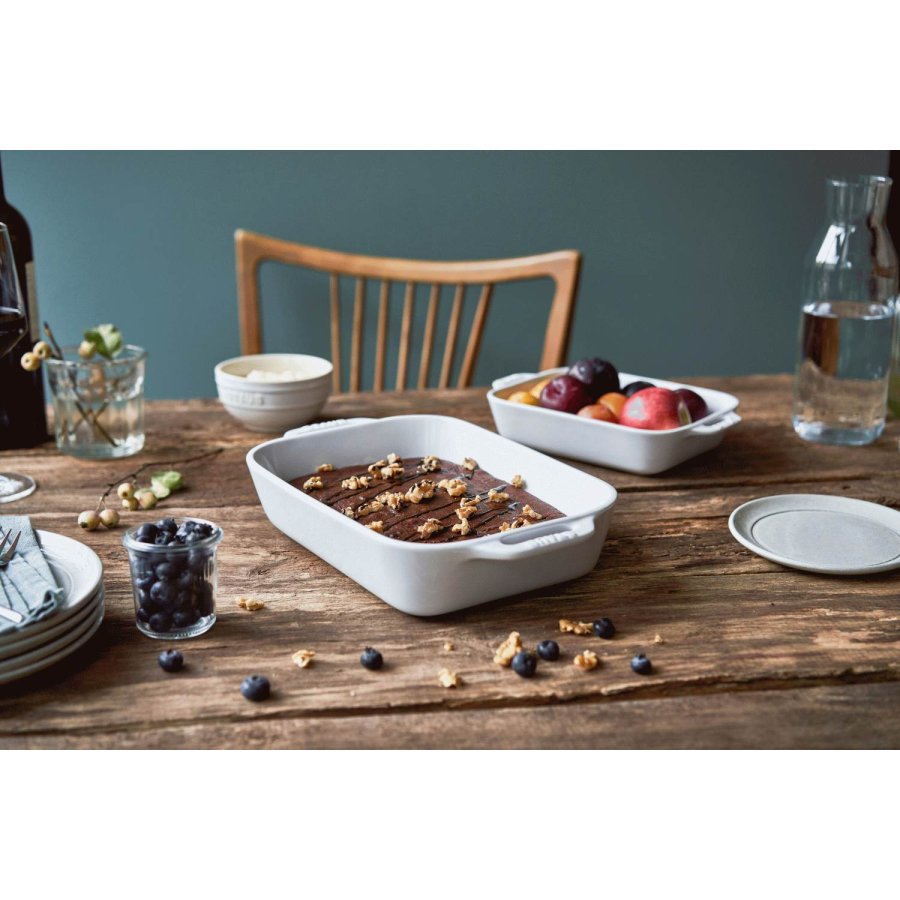 Staub Ceramique Auflaufform 3er Set, Wei