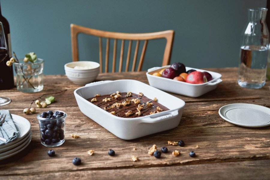 Staub Ceramique Auflaufform 3er Set, Wei