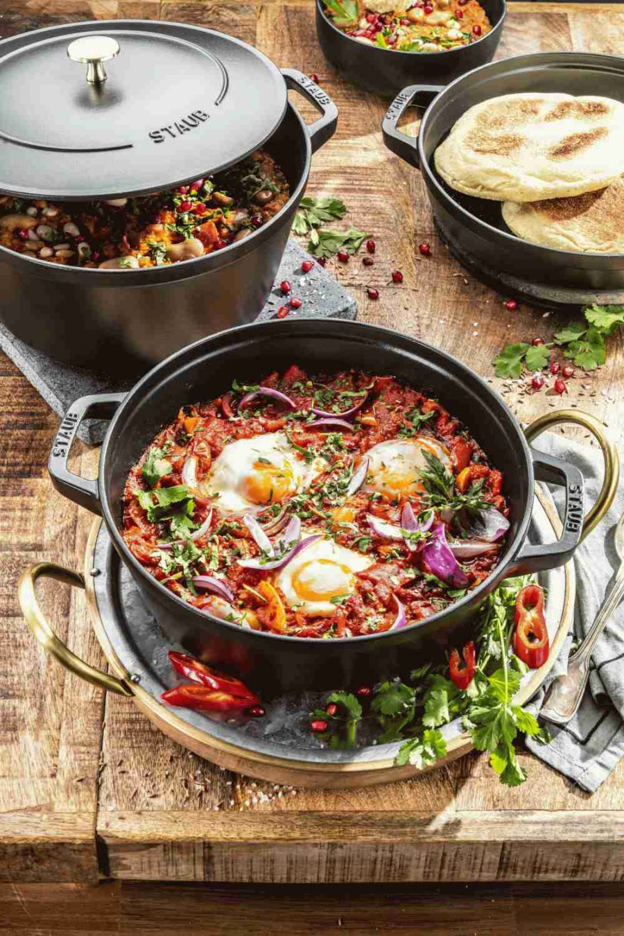 Staub Topfset 3-teilig 24 cm, Schwarz