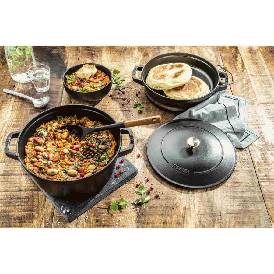 Staub Topfset 3-teilig 24 cm, Schwarz
